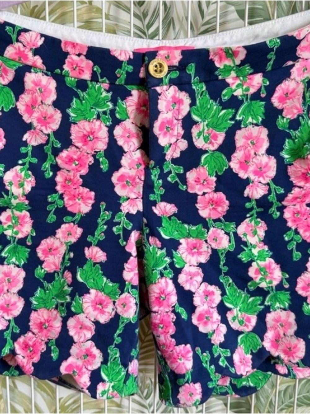 Lilly Pulitzer Darci Knit Short 7"- Oyster Bay De Vine